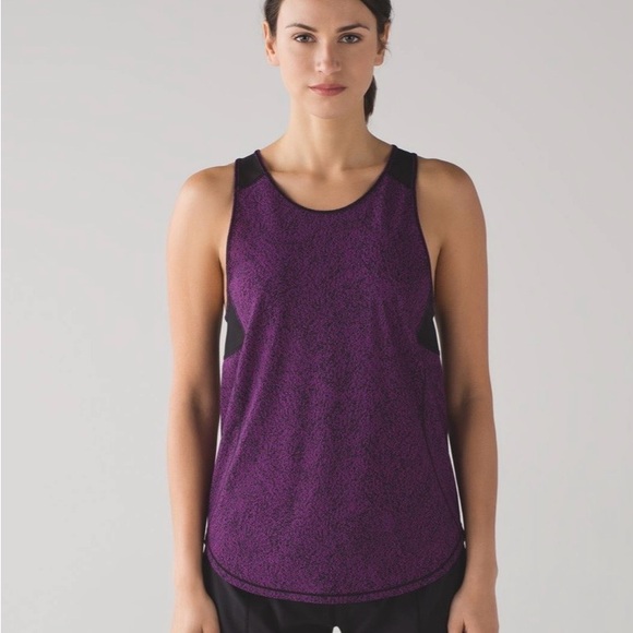 Lululemon Athletica Sculpt II Purple and Black Tank Top - Picture 8 of 8